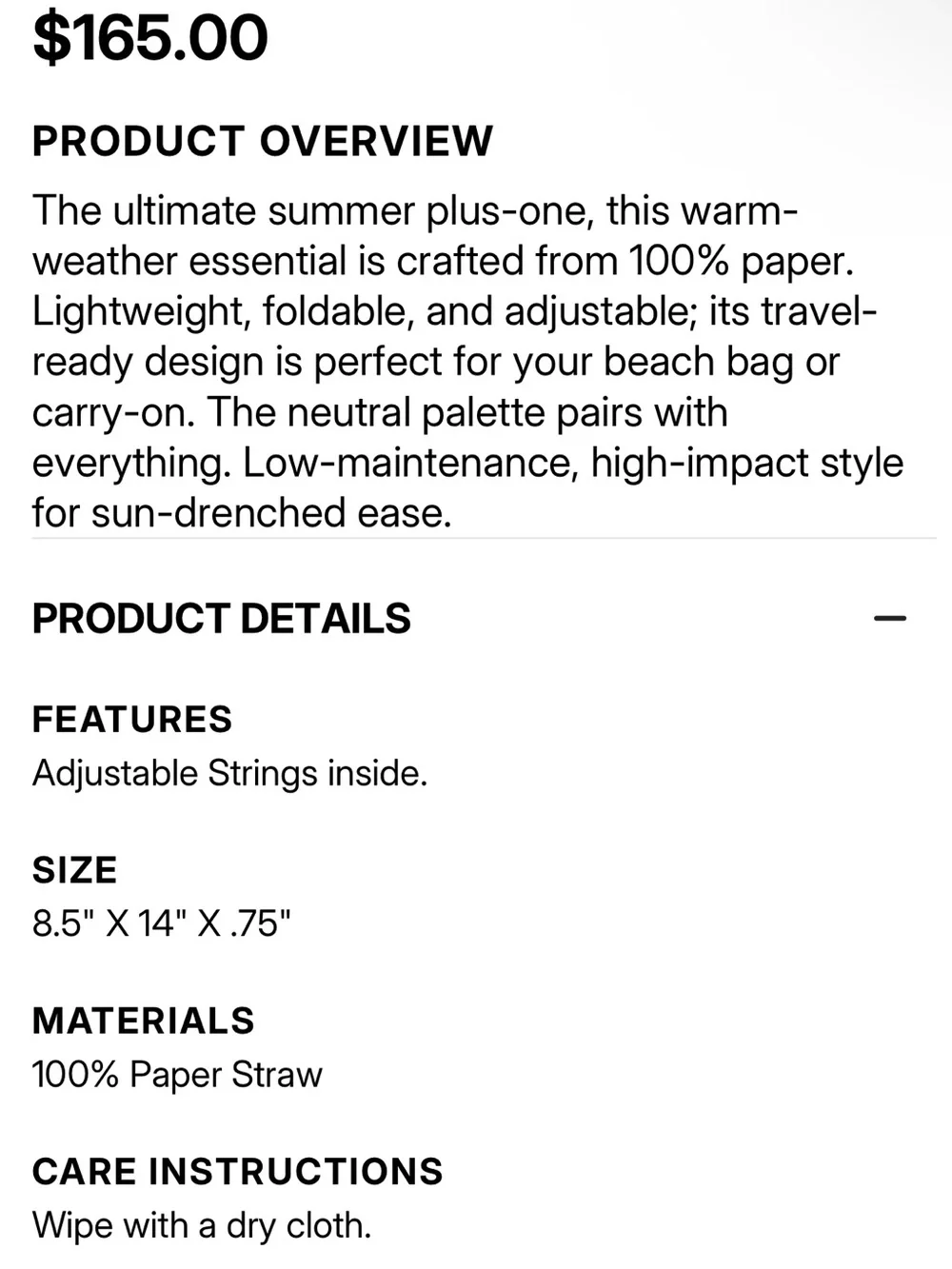 EUGENIA KIM Natural Straw Bucket Hat